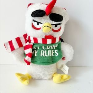 🎁5/$25 Gemmy Grumpy Chicken Hen Sings Christmas Song